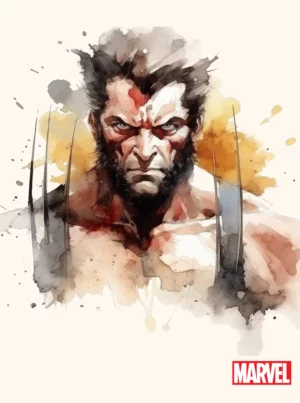 Wolverine, Marvel, Premium Aluminum Metal Poster, Magnetic Mounting