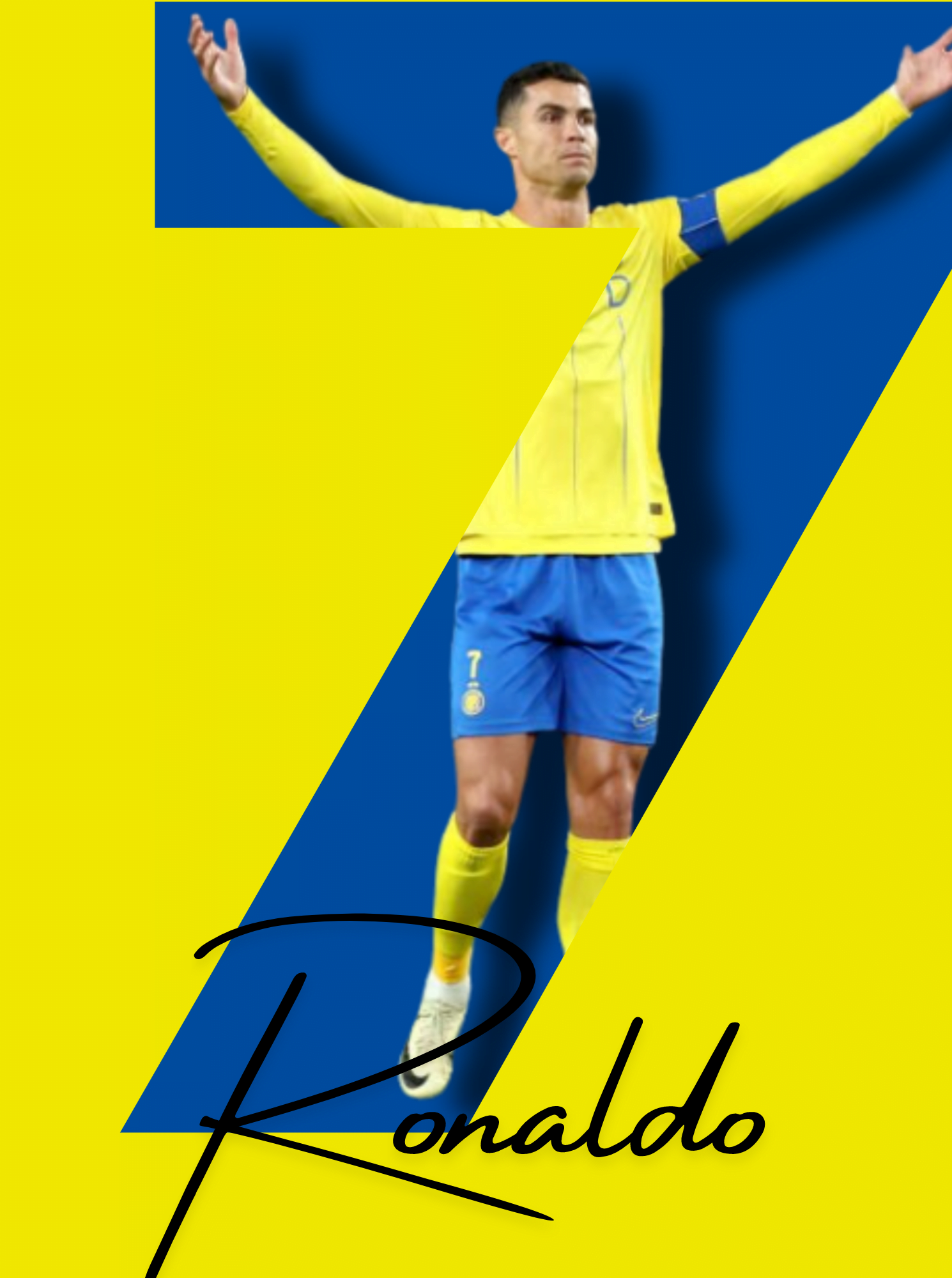 Cristiano Ronaldo, Football Legend, Premium Aluminum Metal Poster, Magnetic Mounting