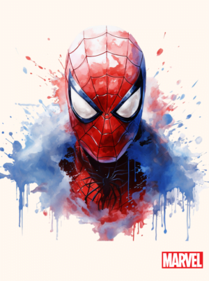 Spider-Man, Marvel, Premium Aluminum Metal Poster, Magnetic Mounting